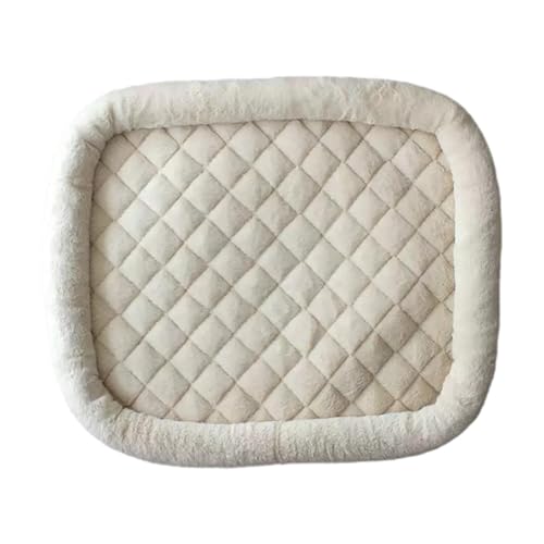 FewNvWa Thermisches Katzenbett, rutschfeste Matte für Innen Und Außen, Haustierpad für Kleine Hunde Und Katzen 26 X 22 Zoll, Beige von FewNvWa