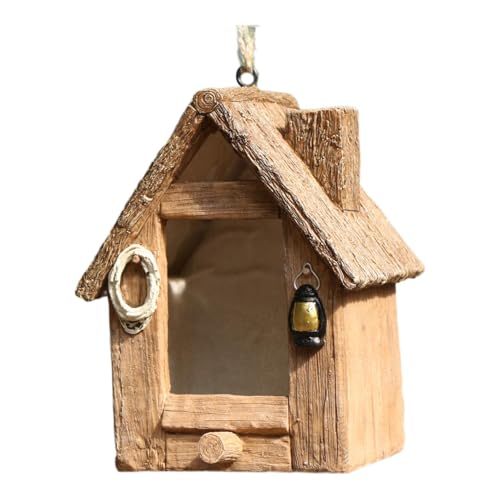 FewNvWa Vogelhaus im Freien, Zuchtbox für Vögel, Dekorationselemente für den Garten, Schutzvorrichtung für Hinterhofvögel, Hausform von FewNvWa