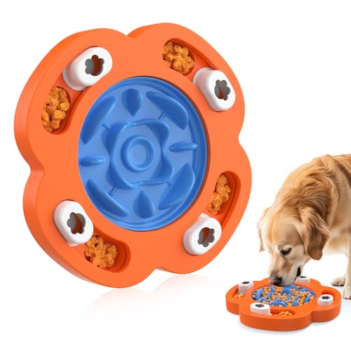 Feycig Hundespielzeug Intelligenz für Hunde,Dog Puzzle Toy for IQ Training, Anti Schling Napf Hund Schlingnapf Hunde Slow Feeder Dog Puzzle Bowl für Kleine/Mittlere/Großi von Feycig