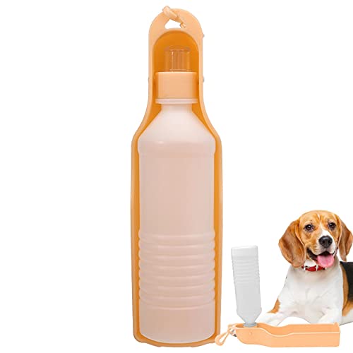Feziwurs Tragbare Wasserflasche für Haustiere | Wasserflasche für Hunde für Reisen, für Haustiere, Trinkschale für den Außenbereich, wasserdicht, für Haustiere, Zubehör von Feziwurs
