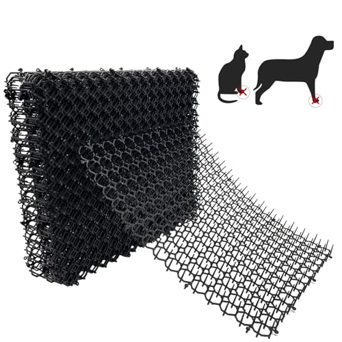 Fhiny Katzenabschreckungsmatte, 12 Stück, Katzenabwehr-Matte mit Spike für Kätzchen, Abschreckung, Trainingsnetzwerk für Tiere (12 Stück/34 x 41 cm) von Fhiny