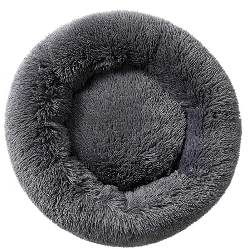 Hundebett Katzenbett Kätzchenbett Welpenbett Kleine Hunde Rundes Hundebett Haustierbett Hund Rundes Bett Katze Rundes Bett Warmes Kätzchennest Ideal für 5 kg von Fhodigogo