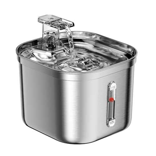 Fhsqwernm 2.20L Automatischer Katzen Wasserbrunnen Leise Bewässerung Futternapf Haustier Brunnen Hundebedarf Katzen Trinkbrunnen Geräuscharm Fhsqwernm 2.20L Automatischer Katzen Wasserbrunnen Leise Bewässerung Futternapf Haustier Brunnen Hundebedarf Katzen Trinkbrunnen Geräuscharm von Fhsqwernm