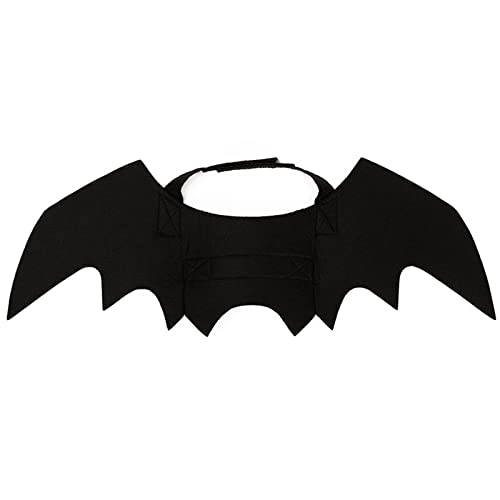 Haustier-Kostüm, lustiges Fledermaus-Tuch, Party, Cosplay, Cosplay, schwarzes Fledermaus-Kostüm, Halloween-Zubehör von Fhsqwernm