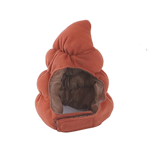 Mütze für Haustiere, Hals- und Ohrenwärmer, Poop-Form, Party-Kostüm, Zubehör, verstellbare Kopfbedeckung für Katzen und Welpen Mütze für Haustiere, Hals- und Ohrenwärmer, Poop-Form, Party-Kostüm, Zubehör, verstellbare Kopfbedeckung für Katzen und Welpen von Fhsqwernm