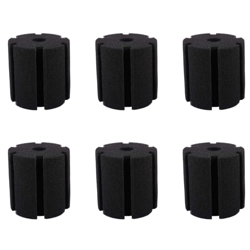 Ficher 6X Aquarium Filter Biochemical Sponge Foam Schwarz von Ficher