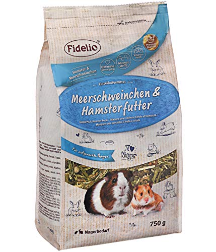 Fidelio Nagerfutter, Meerschweinchen und Hamsterfutter, 750 g von Fidelio