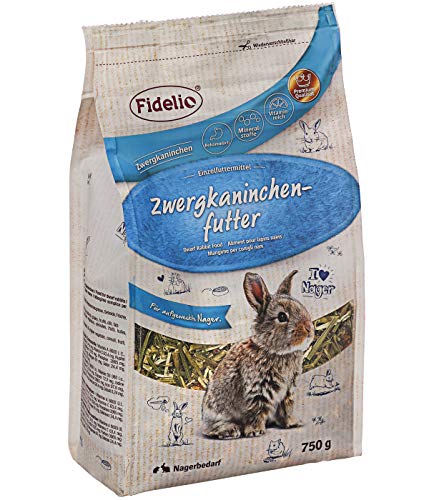 Fidelio Nagerfutter, Zwergkaninchenfutter, 750 g von Fidelio