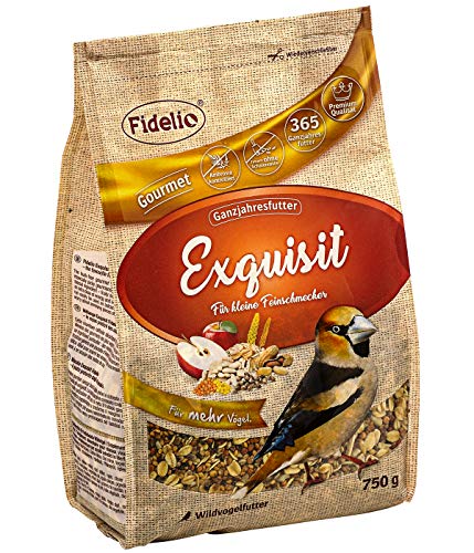 Fidelio Wildvogelfutter, Exquisit, schalenfrei, 750 g von Fidelio