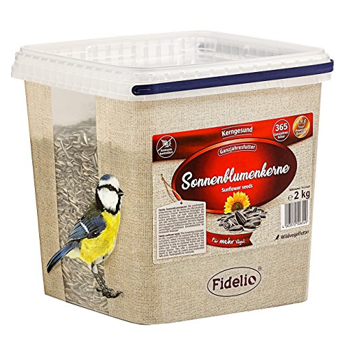 Fidelio Wildvogelfutter, Sonnenblumenkerne, 2 kg von Fidelio