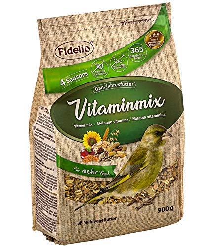 Fidelio Wildvogelfutter, Vitaminmix, schalenfrei 900 g von Fidelio