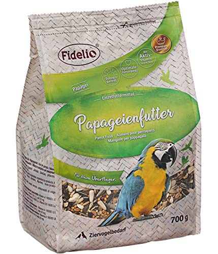 Fidelio Ziervogel-Futter, Papageienfutter mit Aktiv-Vitaminkörnchen, 700 g von Fidelio