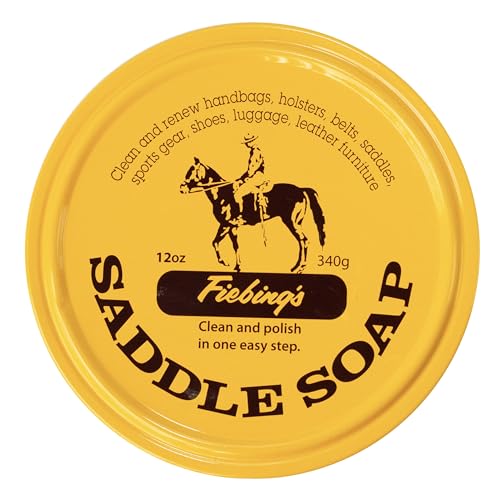 Fiebing's Saddle Soap Yellow Polish Cleans Leather Renew Revive Color 12 oz von Fiebing's