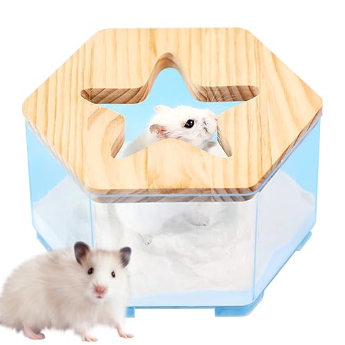 Fierudeng Hamster Sandbad Behälter | Spritzsicherer Sandspielbehälter,Multifunktionales Zubehör Für Nagetiere Zur Unterstützung Von Staubbad Und Nestpflege Für Rennmäuse Und Andere Fierudeng Hamster Sandbad Behälter | Spritzsicherer Sandspielbehälter,Multifunktionales Zubehör Für Nagetiere Zur Unterstützung Von Staubbad Und Nestpflege Für Rennmäuse Und Andere von Fierudeng
