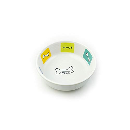 Fiesta Small 14.25oz"Woof" Dog Bowl | Multi-Colored von Fiesta