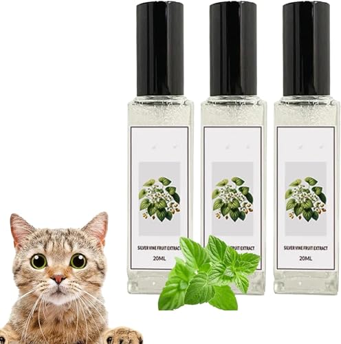 Figskey Herbal Cat Joy, 2024 Neues Katzenminze-Spray für Katzen, Katzenkratzspray Nebel, Katzentrainingsspray mit Katzenminze, Katzenangstlinderung, Katzenberuhigung (3 Stück) von Figskey