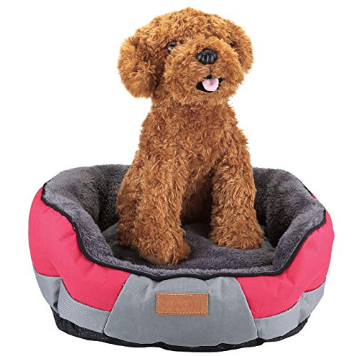 Filhome 2-in-2 Hundebett Hundekissen Hundesofa Bezug Abnehmbar für Klein Hund von Filhome