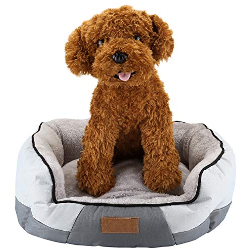 Filhome 2-in-3 Hundebett Hundekissen Hundesofa Bezug Abnehmbar für Klein Hund von Filhome