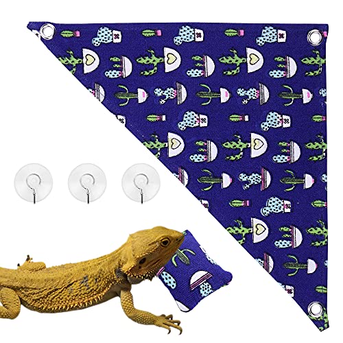 Filhome 2pcs Eidechse Hängematte Reptile Liege Lizard Swing Spielzeug für Bartagamen Iguanas Geckos von Filhome