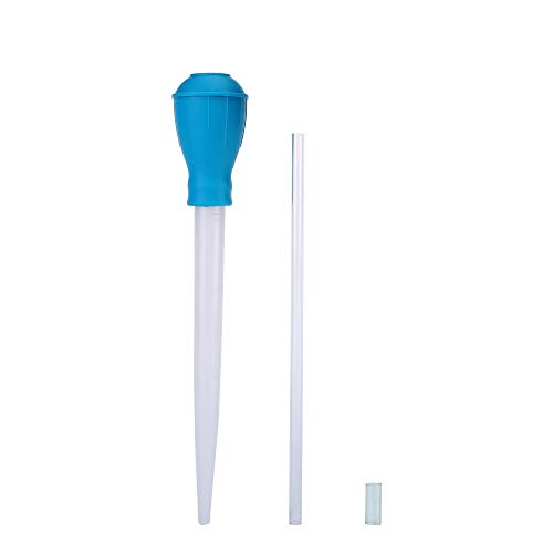 Filhome Aquarium Wasserwechsler Pipette Dropper Baster Wasser Transfer Kies Reiniger Feeder Abfall Entferner mit Verlängerungsrohr von Filhome