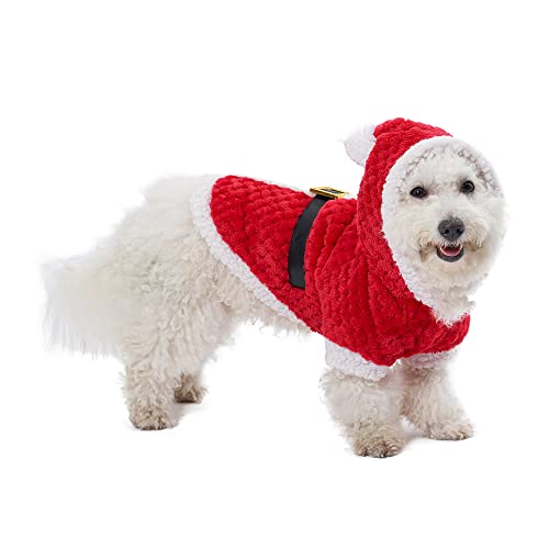 Filhome Hund Haustier Kostüm Katze Weihnachten Welpen Kätzchen Warm Jumpsuit Kleidung für Kleine Mittelgroße Hunde L von Filhome