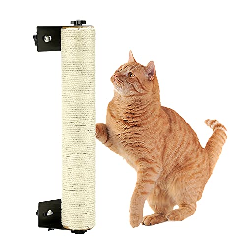 Filhome Kratzsäulen Katzenkratzbaum Klein Kratzbaum Kratztonne Natur Sisal Katzenkäfig Spezieller Kratzmöbel für Katzen 40cm von Filhome