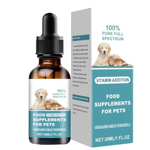 30ml Body Supplements, 30ml Nutrition Supplement, Efficient Food Supplement, VIT Plus Immune Booster, Nutritional Supplement Paste, Easy to Use, Portable for Pet von Filvczt