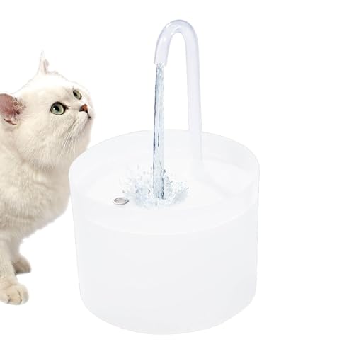 Automatischer Pet Waterer Dispenser, Pet Puppy Automatischer Wasserspender Automatischer Pet Feeder Katze Wasserspender Edelstahl Schüssel Einfach zu Bedienen Tragbar für Kleine Mittlere Große Welpen von Filvczt