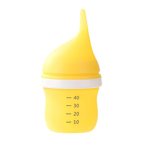 Baby-Haustier-Futterflasche, Haustier-Flasche, Kätzchen-Welpen-Futterflasche, leicht zu reinigen, einfache Verwendung, 11 x 5,5 x 5,5 cm, 40 ml, für Reisen, Stillen von Filvczt