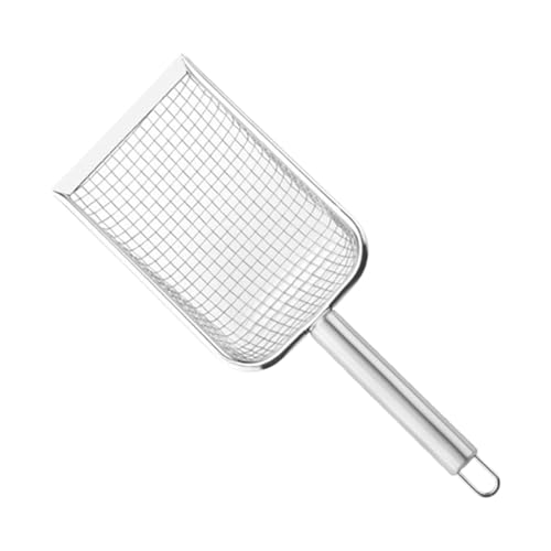 Cat Poop Scoop, Cat Stainless Steel Litter Shovel, Portable Cat Pooper Lifter, Metal Cat Litter Scoop, Fast Sifting Deep Shovel, Easy To Use, Portable for Frogs Lizards Dogs Cats Snakes Turtles von Filvczt