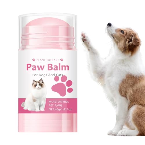 Filvczt Dog Paw Balm, Dog Dry Paws, Paw Care Cream Soother Heals, Portable Professional Grooming, Dog Feet & Foot Pads, Easy to Use, Portable for Small, Medium and Large Pets von Filvczt