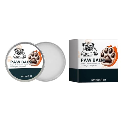 Filvczt Dog Paw Balm, Natural Cream Butter Balm, Snout Soother Nourish All Season Protection, Paw Soother Natural Balm, Paw Balm Protector, Easy to Use, Portable for Moisturizes Dry Noses and Paws von Filvczt