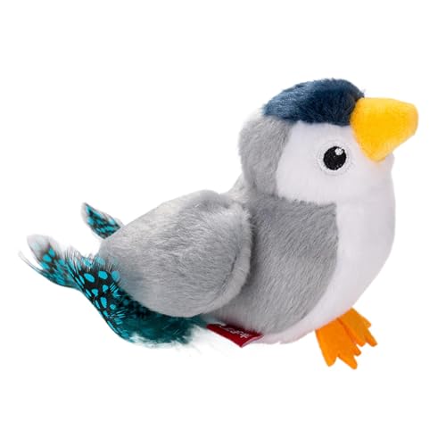 Filvczt Flapping Bird Cat Toy, Flapping Bird Wings Kitten Plush Bird Interactive Cat Doll, Easy To Play, Long Lasting, 8x12x8.5cm For Home, Cat von Filvczt