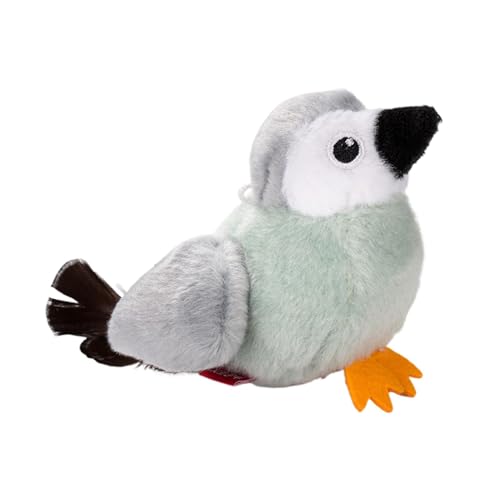 Filvczt Flapping Bird Cat Toy, Flapping Bird Wings Kitten Plush Bird Interactive Cat Doll, Easy To Play, Long Lasting, 8x12x8.5cm For Home, Cat von Filvczt