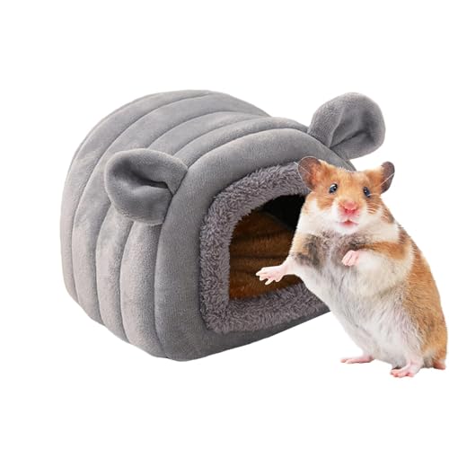 Filvczt Hamster Sleeping Nest, Hamster Cave Nest, Small Pet House Bed, Small Animal Cozy House Bed, Small Pet Winter Warm Sleeping House, Easy to Use, Portable for Ferret Parrots Hedgehogs von Filvczt