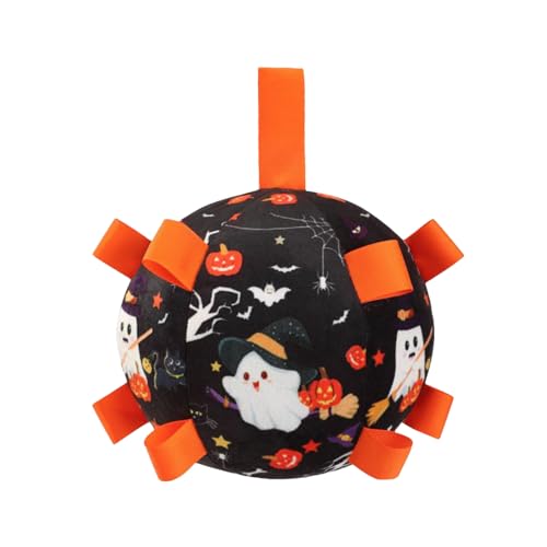 Filvczt Hundebälle | Halloween Interaktiver Fußball Für Haustiere | Mit Glockenton Interaktives Hundespielzeug Für Apportieren Jagt Training Bewegung Indoor Outdoor Spiel Filvczt Hundebälle | Halloween Interaktiver Fußball Für Haustiere | Mit Glockenton Interaktives Hundespielzeug Für Apportieren Jagt Training Bewegung Indoor Outdoor Spiel von Filvczt