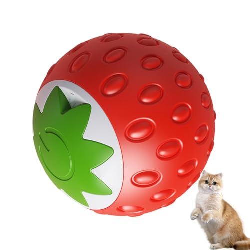 Filvczt Interactive Cat Ball Toy, Automatic Moving Toy, Interactive Pet Cat Dog Bouncing Toy, Cat Interactive Ball, Bouncing Cat Ball, Easy to Use, Portable for Home Garage Patio Backyard von Filvczt