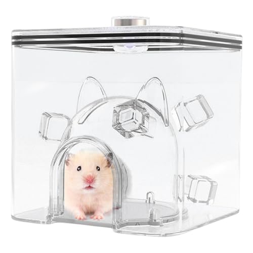 Filvczt Kühlendes Eisnest für Haustiere, Hamster-Eiskühlhaus, stilvoller und lustiger Lebensraum, Hamster-Kühlhaus, hochfeste Materialien, Hamsterkäfig, einfach zu bedienen, tragbar für Hamster und von Filvczt