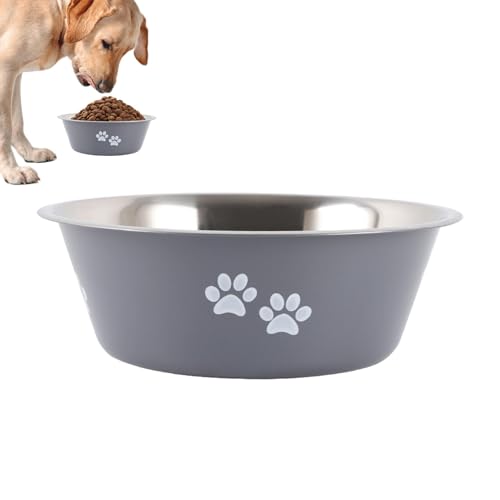 Food and Water Bowl, Pet Feeding Dish Bowl, Stainless Steel Cat Food Bowl, Metal Dog Bowls, Non Slip Pet Feeding Dish Bowl, Easy to Use, Portable for Indoor Cats Small Dogs von Filvczt