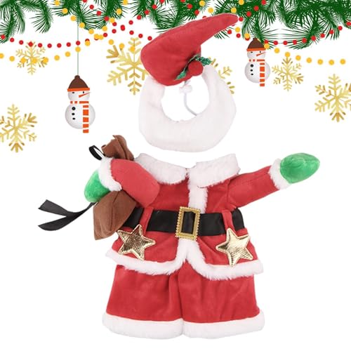 Funny Pet Santa Claus Costume, Puppy Santa Claus Cosplay, Christmas Santa Claus Costume, Christmas Dog Apparel, Red Pullover Puppy Knitwear, Easy to Use, Portable for Cosplay von Filvczt