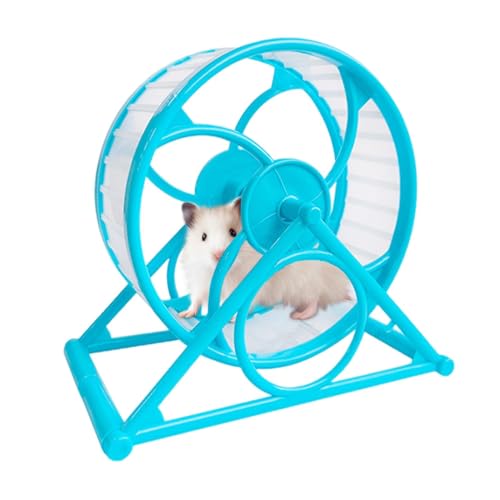 Hamster Exercise Wheel, Small Pet Transparent Exercise Wheel, Spinner Running Wheels, Wooden Silent Exercise Wheel, Pet Sport Exercise Toys, Easy to Use, Portable for Hamsters, Hedgehogs, Gerbils von Filvczt