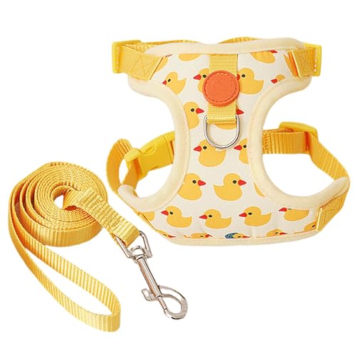 Hamster Harness Leashes Set, Cartoon Nylon Hamster Harness, Rabbits Harness Elastic Padded, Adjustable Rabbit, Portable Hamster Harness, Easy to Use, Portable for Rabbits and Hamster von Filvczt