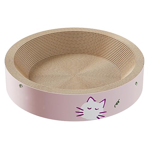 Indoor Cats Scratching Pads, Multipurpose Corrugated Cat Scratcher, Horizontal Cat Scratcher, Cat Scratching Post, Cat Activity Centre, Easy to Use, Portable for Home Pet Shops von Filvczt