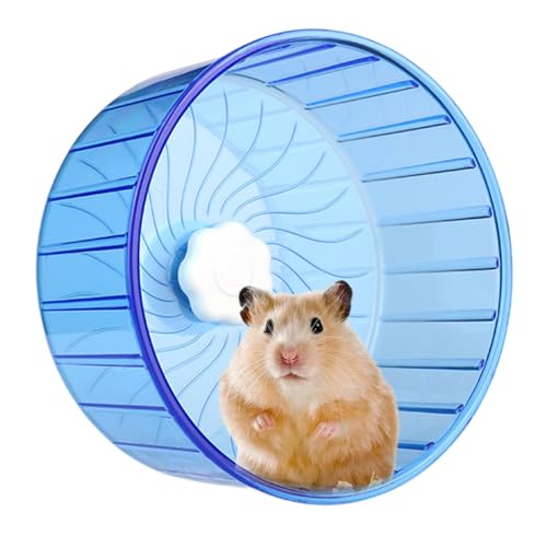 Leise Hamsterrad, Tiere Spinner Spielzeug, SMA, l Tier Übungsrad, Hamster Laufräder Spielzeug, Super Silent Hamster Rad, Einfach zu Bedienen, Tragbar für Rennmäuse, Syrer &, Klar von Filvczt