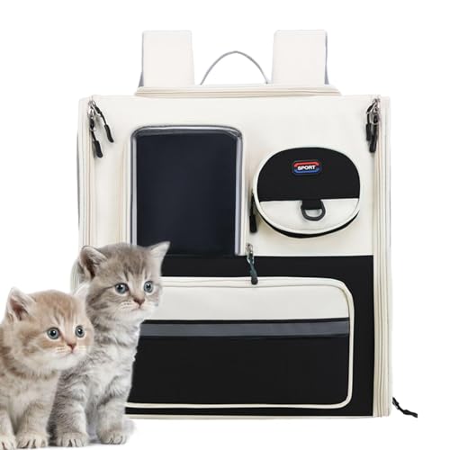 Pet Carrier Bag, Small Dog Carrier Bag, Hand- Cat Travel Supplies, Ventilated and Foldable Pet Bag, Cat Transport Carrier, Easy to Use, Portable for Small and Large Cats von Filvczt