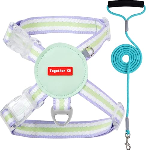 Small Dog Harness, Puppy Rope and Harness Set, Soft Small Dog Harness, Adjustable Vest Puppy Harness, No Pull Dog Harness, Easy to Use, Portable for Small Medium and Large Dogs von Filvczt