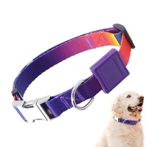 Verstellbares Hundehalsband, bequemes und atmungsaktives Hundehalsband aus künstlichem Nylon, weich, stilvoll, flexibles Haustierhalsband, niedliches und funktionales Halsband für den täglichen von Filvczt