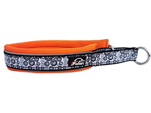 FinNero Pet Products, Finnland - Ocean Sport Hundehalsband aus weichem Neopren (2 (35-42 cm), orange) von FinNero