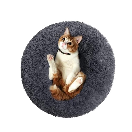 Rundes Katzenbett, flauschiges Hundebett, kleines Hundebett, Donut-Hundebett, Haustierbett, rundes Hundebett, flauschiges Hundebett, kleines Haustierbett, flauschiges Katzenbett, flauschige von Finenohoory