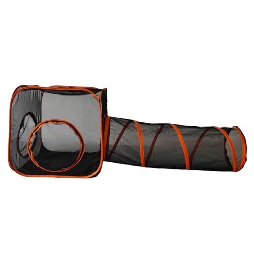 Outdoor-Mesh-Tunnel 2-in-1-Durchgangshaus – Haustierkfig für Hunde und Hamster – Design von Finlon